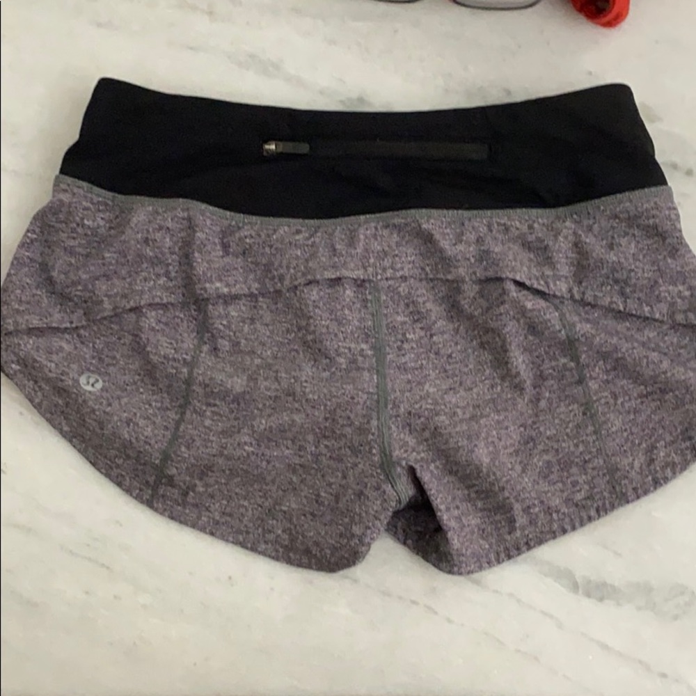Grey Lululemon shorts